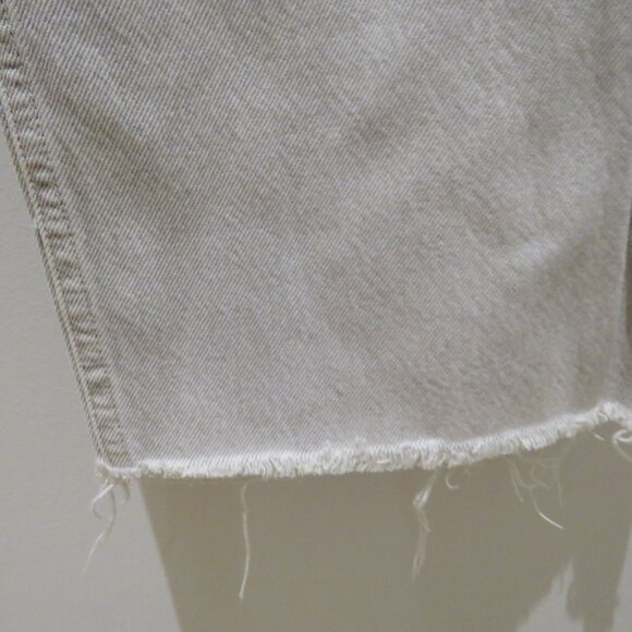 CITIZENS OF HUMANITY Daphne Crop Jeans in Ecru High Rise Minimalist Preppy - Picture 7 of 15